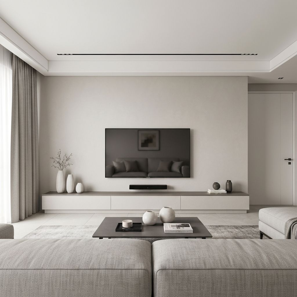 TV wall mounting installation